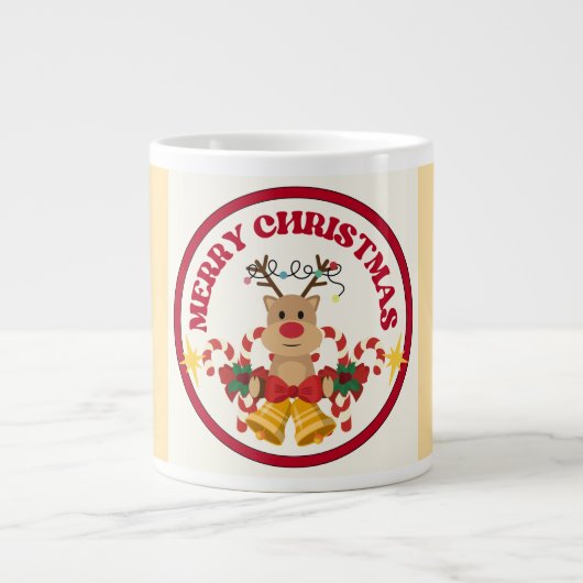 魔法のクリスマスマグ ジャンボコーヒーマグカップ (正面)