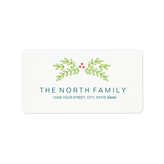 魔法のクリスマスミスタントーティール（緑がかった色）ID441 ラベル (正面)