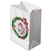 魔法のクリスマスユニコーン ミディアムペーパーバッグ (正面アングル)