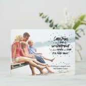 魔法のクリスマス写真の休日 シーズンカード (スタンド正面)