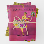 魔法のクリスマス応援IIおもしろいフェアリー ラッピングペーパーシート (インサイチュ)