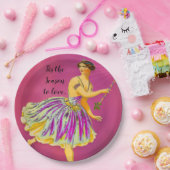 魔法のクリスマス応援IIおもしろい妖精 ペーパープレート (パーティー)