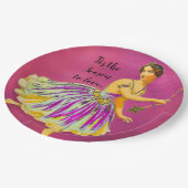 魔法のクリスマス応援IIおもしろい妖精 ペーパープレート (アングル)