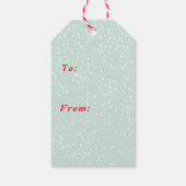 魔法のクリスマス格言ギフトラベル ギフトタグ (裏面)