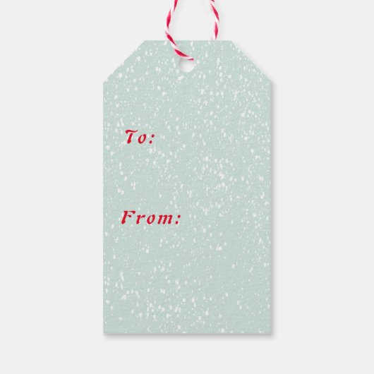 魔法のクリスマス格言ギフトラベル ギフトタグ (裏面)