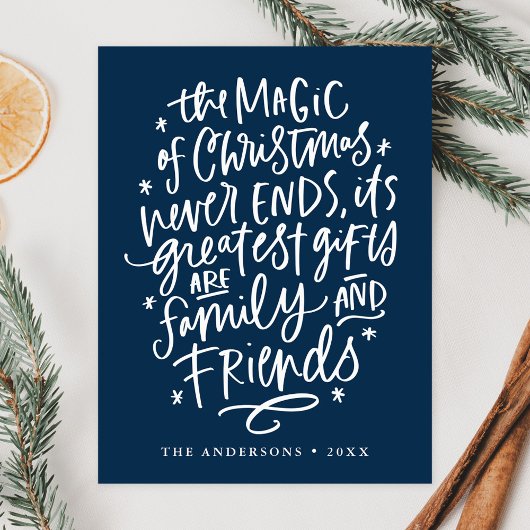 魔法のクリスマス海軍の非写真 シーズンポストカード