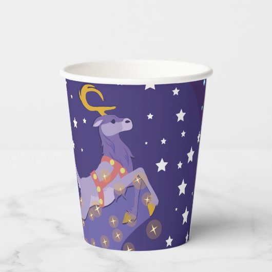 魔法のクリスマス紙カップ 紙コップ (裏面)