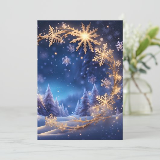 魔法のクリスマス – 黄金の雪の結晶、オープンハウス 招待状 (スタンド正面)