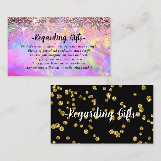 魔法のグリッターハネムーンウィッシングウェルエンクロージャーC エンクロージャーカード (正面/裏面)