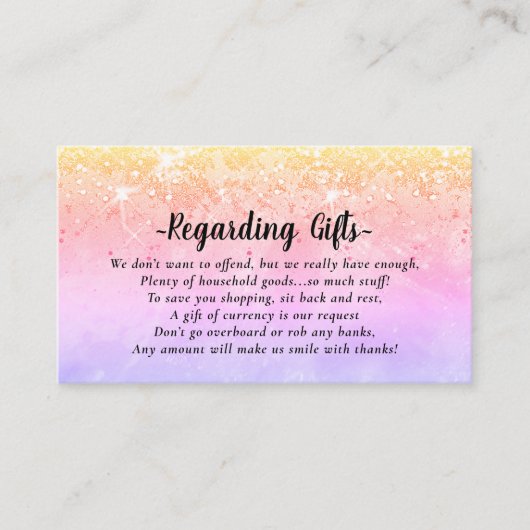 魔法のグリッターハネムーンウィッシングウェルエンクロージャーC エンクロージャーカード (正面)