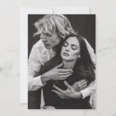 魔法のグリーンメドウフラワーズ結婚式招待状 招待状 (裏面)