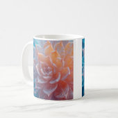 魔法のグローとソフトパステル開花 – エーテル コーヒーマグカップ (正面左)