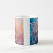 魔法のグローとソフトパステル開花 – エーテル コーヒーマグカップ (中央)