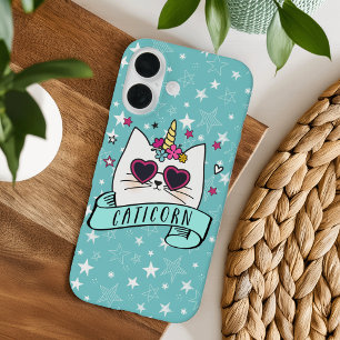 魔法のケチコーン   かわいいマンガ・ユニコーン猫 iPhone 16ケース