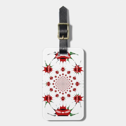 魔法のケニア： カラフルな文化のアイデンティティ 🇰🇪 ラゲッジタグ (正面縦)