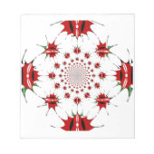 魔法のケニア:万華鏡のように千変万化するパターン文化のアイデンティティ🇰🇪 ノートパッド (正面)