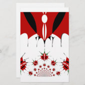 魔法のケニア:伝統と現代性のシンメトリー 🇰🇪 便箋 (正面/裏面)