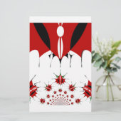 魔法のケニア:伝統と現代性のシンメトリー 🇰🇪 便箋 (スタンド正面)