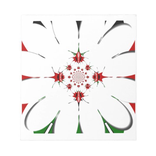 魔法のケニア:受け入れ文化万華鏡のように千変万化するパターン🇰🇪. ノートパッド (正面)