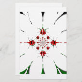 魔法のケニア：受け入れ文化万華鏡のように千変万化するパターン🇰🇪. 便箋 (正面/裏面)