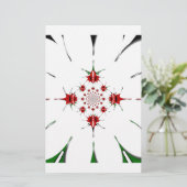 魔法のケニア：受け入れ文化万華鏡のように千変万化するパターン🇰🇪. 便箋 (スタンド正面)