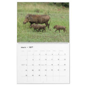 魔法のケニヤおよび野性生物は2014年の2ページをカレンダーに記録します カレンダー (3月 2027)