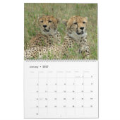 魔法のケニヤおよび野性生物は2014年の2ページをカレンダーに記録します カレンダー (1月 2027)