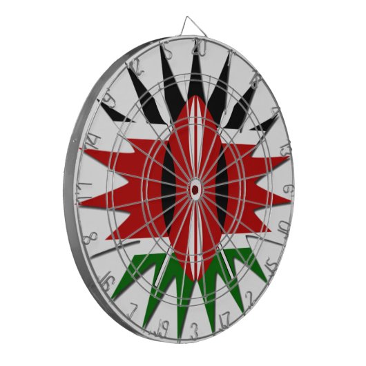 魔法のケニ祝ヤ:世界観光デー🇰🇪 ダーツボード (正面左)