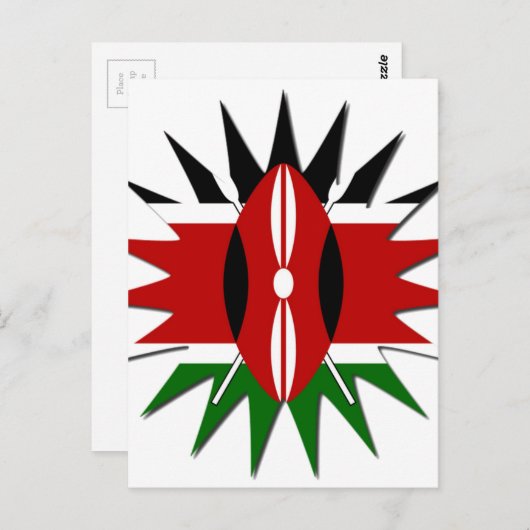 魔法のケニ祝ヤ:世界観光デー🇰🇪 ポストカード (正面/裏面)