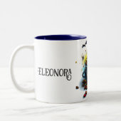 魔法のコーヒー豆の魔法の魔法のモーニングポーション ツートーンマグカップ (左)