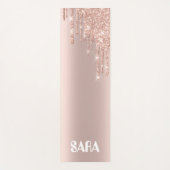 魔法のゴールデンピンクのグローのヨガマット ヨガマット (正面)