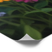 魔法のサマーガーデンアクリルポスター ポスター (角)