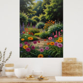 魔法のサマーガーデンアクリルポスター ポスター (キッチン)