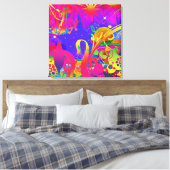 魔法のサマーガーデン キャンバスプリント (インサイチュ (寝室))