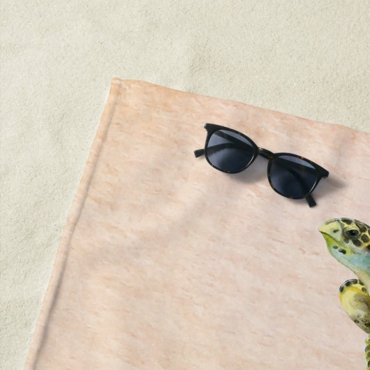 魔法のサンゴ礁海生航海の活 ビーチタオル (インサイチュ)