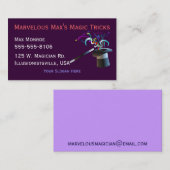 魔法のシルクハットの名刺 名刺 (正面/裏面)
