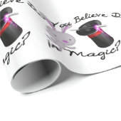 魔法のシルクハット及びウサギで信じます ラッピングペーパー (ロールコーナー)