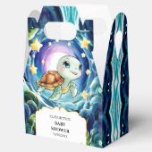 魔法のシンプルウミガメ赤ちゃんシャワー フェイバーボックス (オープン)