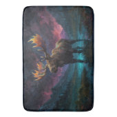 魔法のジャスパームースとロッキー山脈 バスマット (正面縦)