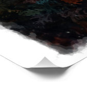 魔法のジンジャーキテン クリスマスアート ポスター (コーナー)