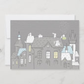 魔法のストーリーブックホワイトクリスマスフォト シーズンカード (裏面)