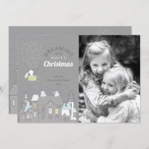 魔法のストーリーブックホワイトクリスマスフォト