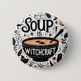 魔法のスープバッジ – キッチンウィッチ 缶バッジ