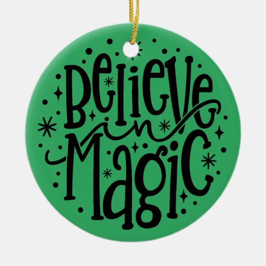 魔法のセラミッ信じク・クリスマス セラミックオーナメント (正面)