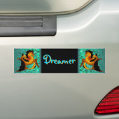 魔法のタツノオトシゴのコレクション バンパーステッカー (車上)