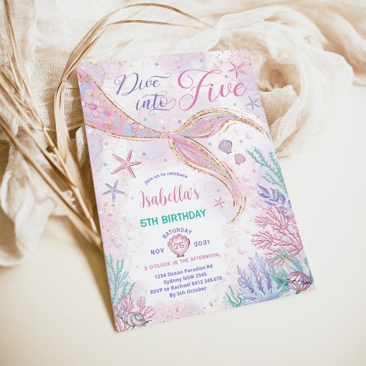 魔法のダイビング5th人魚の誕生日パーティーへ 招待状