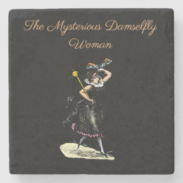 魔法のダンセルフライの女性 ストーンコースター