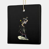 魔法のダンセルフライの女性 セラミックオーナメント (左)