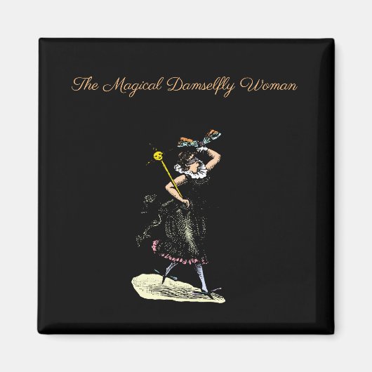 魔法のダンセルフライの女性 マグネット (正面)