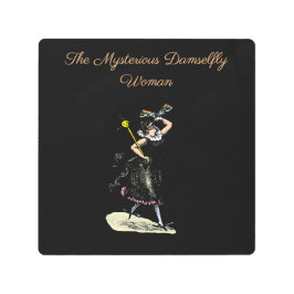 魔法のダンセルフライの女性 メタルプリント